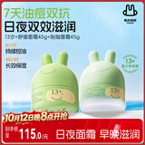 兔头妈妈青少年胎脂四季面霜护肤补水保湿霜润肤乳祛痘平衡霜13+岁45g*2瓶