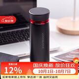 乐扣乐扣（LOCK&LOCK）菲特旋转盖轻量杯保温杯学生商务水杯450ml黑红 LHC4131BKR