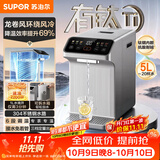 苏泊尔（SUPOR）有钛内胆电热水瓶风冷降温5L水箱可拆2200W速沸烧水壶净饮水机 恒温水壶调奶器SW-50T201Pro