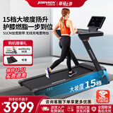 乔山（JOHNSON）跑步机家庭用爬坡机减震电动折叠走步机健身器材  TX3