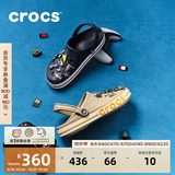 卡骆驰（CROCS）贝雅卡骆班洞洞鞋轻便耐磨一脚蹬男休闲鞋女鞋时尚沙滩鞋|205089 深蓝/辣椒红-4CC(含智必星) 43 (270mm)