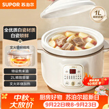 苏泊尔（SUPOR）电炖锅 电炖盅 煲汤锅 炖汤锅 煮粥锅 婴儿熬粥家用可预约白瓷 2-3人用2L DG20YC885