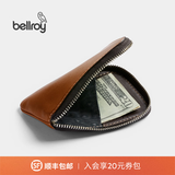 Bellroy送礼 澳洲 Card Pocket 旅行通勤卡包皮革钱包零钱包 焦糖棕