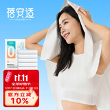 蓓安适一次性浴巾加厚洗脸巾旅行户外酒店便携大毛巾棉柔浴巾5条装