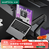 Brateck北弧 笔记本支架 笔记本电脑支架 机械臂 显示器支架臂 悬空托架升降支架增高架 E350+APE40黑