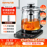九阳（Joyoung）0胶水养生壶煮茶器煮茶壶11段温控24h预约保温 1.7L玻璃花茶壶 恒温冲奶电水壶 WY170