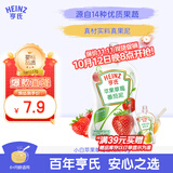 亨氏（Heinz）宝宝婴幼儿辅食零食超金苹果草莓番茄佐餐泥果泥78g 6个月+