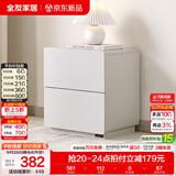 全友家居【床头柜合集】小型收纳储物柜卧室小桌子客厅边角柜斗柜家具 126352-2二抽床头柜A（单卖）