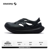 SAUCONY新款cradle yat夏季洞洞鞋缓震户外凉拖鞋徒步外穿 黑色 建议拍大半码或一码 41