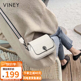 viney牛皮包包女包时尚斜挎包小包轻奢单肩包生日礼物高级感送女友老婆