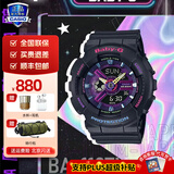卡西欧（CASIO）双十一【全网热卖】手表女G-SHOCK和BABY-G系列运动石英表送女生 BA-110XTM-1A黑夜精灵