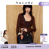 纽芝兰（NUCELLE）妈妈手提包包红色新娘结婚包大容量单肩斜挎包新年情人节生日礼物