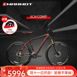 土拨鼠（Marmot）铝合金山地车超轻油碟减震变速成人自行车 黑红黑 11速 下单前咨询客服，告知净身高确认尺寸