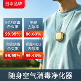 北欧鸥斯（oeshome）oeshome小型便携脖挂式随身负离子空气消毒净化器除甲醛防二手烟 金色