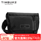 TIMBUK2邮差包信使包斜挎包反光防雨休闲骑行单肩包男运动男士礼物 音速黑特别款2.0 Stash