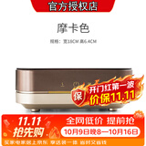 友茗堂新款家用电陶炉茶炉围炉煮茶家用日本老铁壶银壶铜壶陶壶专用烧水泡煮茶炉小型大功率办公室内电炉 新品 幻影方形-摩卡色
