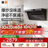 米家小米抽吸油烟机炉灶套装净烟机P1以旧换新上门安装 家用大吸力免拆洗【天然气烟灶套装】MJ04CY