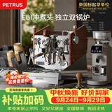 柏翠（petrus）咖啡机专业半自动家用轻商用意式现磨浓缩打奶泡PE3933【中秋送礼】