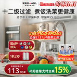安吉尔陶瓷水龙头净水器净化家用自来水过滤器除异味异色净水机  一机二芯套装 LT3672-CF30