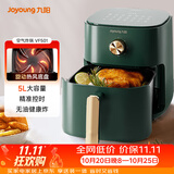 九阳（Joyoung）空气炸锅家用5L大容量不沾易清洗蒸汽嫩烤准确定时无油煎炸蒸烤一体机 KL45-VF501