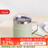 乐扣乐扣（LOCK&LOCK）遇见咖啡杯保温桌面杯男女情侣水杯子390ML薄荷绿LHC4218MIT