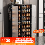安尔雅 简易鞋柜经济型简约防尘小鞋架子多层组装塑料收纳柜玄关柜