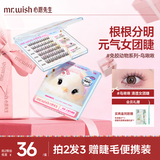 心愿先生免胶自假睫毛免胶水鸟系上镜大眼款超自然仿真新年礼物自营眼睫毛