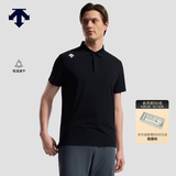 迪桑特（DESCENTE）DESCENTE迪桑特TRAINING系列男士吸湿速干D-TOUGH短袖POLO衫新品 BK-黑色 2XL (185/104A)