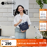 LeSportsac明星同款乐播诗大容量通勤包女款上班手提包双面托特包生日礼物 黑莓硬糖