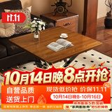 木双福折叠桌餐桌小户型家用客厅吃饭桌子户外摆摊桌子出租房便携小方桌
