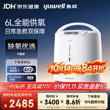 鱼跃医用分子筛制氧机吸氧机家用老人5L升级氧气机6L中重度缺氧7F-6W