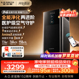 史密斯（A.O.SMITH）全能黑魔方空气净化器Air Ultra 母婴医护级 除甲醛家用家电 除异味过敏原细菌流感病毒KJ950F-D11