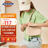 Dickies单肩包女斜挎包百搭小巧老花满印手提腋下包通勤旅行小包 奶油粉