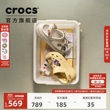 CROCS卡骆驰檀健次同款经典泡芙洞洞鞋轻便舒适男女同款花园鞋|207521 骨白色-2Y2(含智必星) 37 /38(230mm)