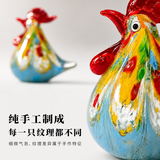 赟娅大吉大利淄博琉璃桌面摆件非遗手工艺品中国礼物精致小物件办公室 大吉大利1号【纯手工琉璃】礼盒装