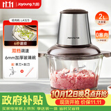 九阳（Joyoung）绞肉机家用 辅食机婴儿绞馅机 碎肉机多功能料理搅拌打蒜器电动 搅肉机2L S18-LA323