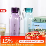 乐扣乐扣（LOCK&LOCK）ECO户外运动水杯户外便携塑料水壶男女杯子两件套（550ml*2） 