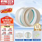 潜水艇（Submarine）厨房烟道全密封防味阀 管道专用可装PVC管公共烟道止逆阀PF160