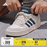 adidas「小锯齿」D-PAD CLASSIC美高风篮球风板鞋男女阿迪达斯   白色/蓝色/棕色   41