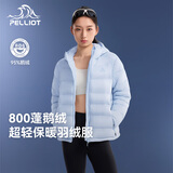 伯希和（Pelliot）【经典2.0】新款鹅绒羽绒服女款800蓬冬季外套男夹克124408282蓝M