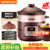 苏泊尔（SUPOR）电炖锅 电炖盅 煲汤锅炖汤锅 电煮锅 燕窝炖盅 煮粥神器 电砂锅 5L家用陶瓷内胆DG50YC806多功能锅