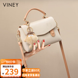 viney包包女包牛皮洋气剑桥包轻奢斜挎单肩包生日礼物品牌送女友老婆