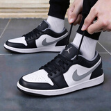 耐克（NIKE）男鞋 2026冬季新款运动鞋透气耐磨舒适低帮板鞋时尚户外休闲鞋 黑色/白色/灰色/AIR JORDAN1 联系客服推荐尺码 41