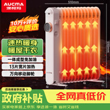澳柯玛（AUCMA）13片油汀取暖器/取暖器家用/取暖电器/电暖器/电暖气片烤火炉油丁13片电热油汀电暖炉206-13