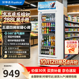 荣事达（Royalstar）288升单门展示柜 商用冷藏冰箱 冷柜超市饮料啤酒保鲜柜 大容量立式冷柜 LSC-288