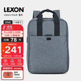 乐上（LEXON）休闲双肩包女士背包14英寸男士笔记本电脑包旅行情侣大学生书包