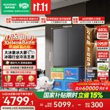 容声大冰象603L双净双系统十字门电冰箱2026新款超薄嵌入式大容量一级能效国家补贴BCD-603Q50CZLBD灰