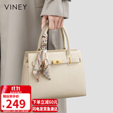 viney牛皮包包女包高档手提妈妈包品牌斜挎包生日礼物大容量送女友老婆