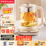 荣事达（Royalstar）养生壶煮茶壶烧水壶电热水壶开水壶恒温壶家用办公室玻璃花茶壶热奶器1.8L预约保温滤网YSH18L19B