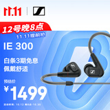 森海塞尔（Sennheiser）IE300 高保真HiFi音乐耳机有线耳机耳挂 入耳式耳机 黑色 礼物